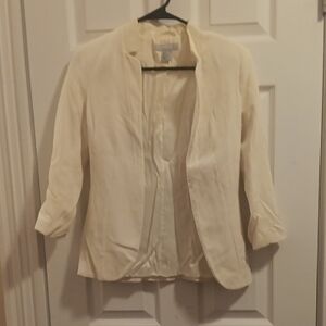 H&M White/Off White Blazer